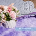 thumbnail image 3 of SARAG Fluffy Rug for Living Room,4x6 Tie-Dye Purple Modern Minimalist Home Decor Carpet for Bedroom Childrens Room Nursery, 3 of 8