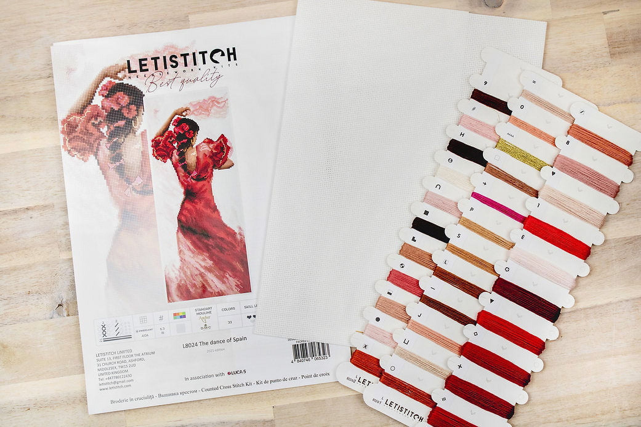 Letistitch The Dance of Spain Counted Cross-Stitch Kit