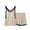 Beige, variant on Womens Cami Pajama Set Sleeveless Racerback Tank Top Pjs Modal Cotton Comfy Soft Sleepwear Loungewear for Summer