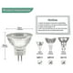 thumbnail image 4 of 12pcs 12v 20w Dimmable Mr11 Gu4 Halogen Bulbs 2700k Warm White for Ceiling Light, 4 of 5