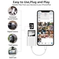 thumbnail image 3 of Sd Card Reader for iPhone iPad Camera, Dual Card Slot Memory Card Reader Supports SD and TF Card Trail Camera Viewer Sd Card Adapter Portable Micro Sd Card Reader, 3 of 8