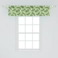thumbnail image 2 of Ambesonne Exotic Window Valance, Jungle Foliage Luau Vibes, 54" X 12", Fern Green Pastel Green, 2 of 3