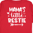thumbnail image 4 of Inktastic Mama's Little Bestie with Arrow and Hearts Boys or Girls Long Sleeve Toddler T-Shirt, 4 of 5