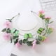 thumbnail image 3 of KAKOWELY Diadema en capas con corona de flores, tocado de carnaval, diadema de mariposa para novia, 3 of 4