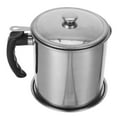 thumbnail image 6 of Raindrops Stainless Steel Oil Filter Pot with Easy Pour Spout, Kitchen Oil Strainer for Cooking and Frying Use, 6 of 8