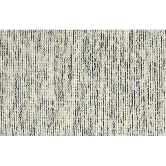 Ahgly Company Machine Washable Indoor Rectangle Contemporary Gunmetal Gray Area Rugs, 7' x 9'