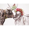 thumbnail image 3 of Kamdon Kreations 14x12 Black Modern Framed Museum Art Print Titled - Under the Mistletoe, 3 of 5