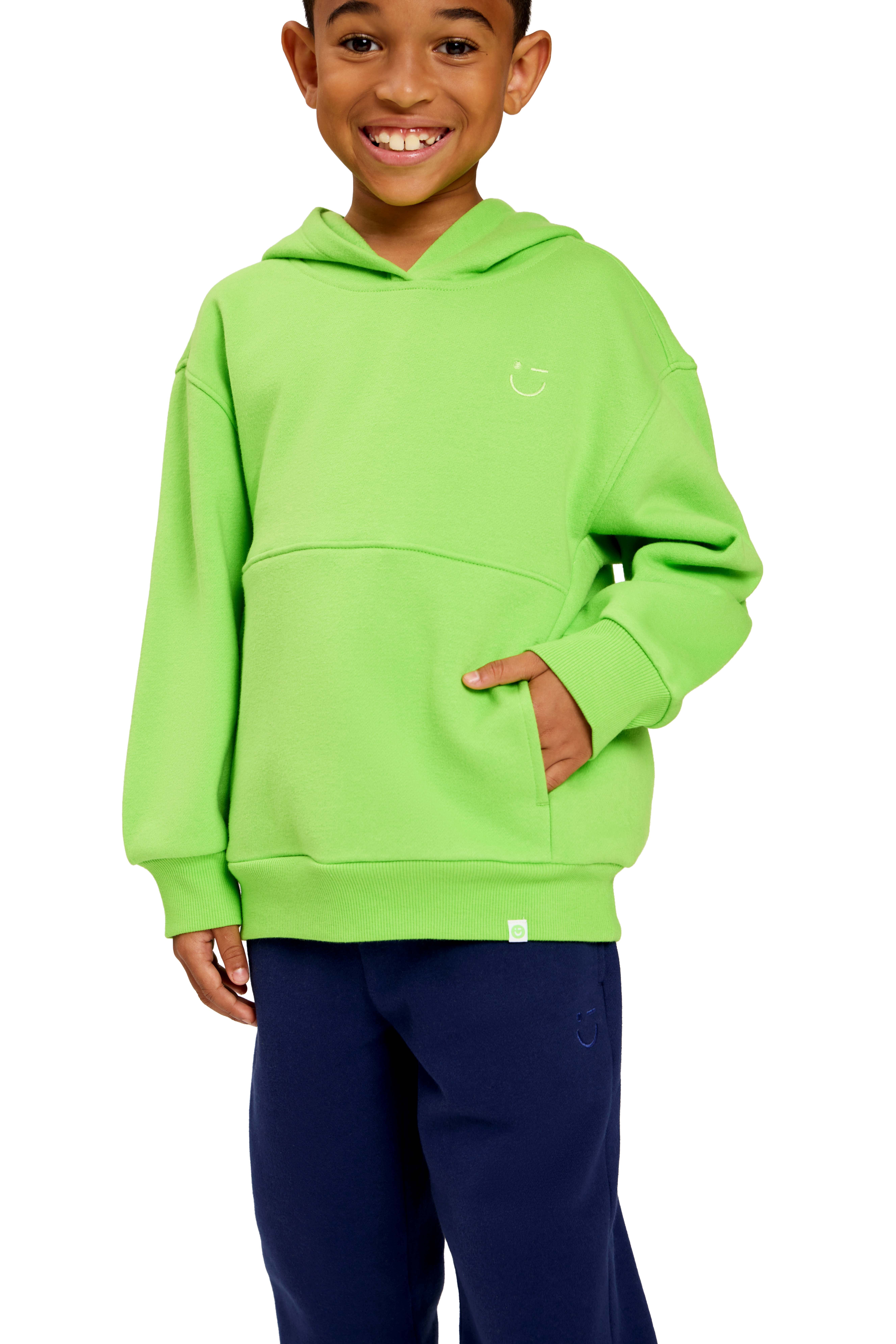 Color Mix by Garanimals Toddler Butter Fleece Hoodie, Sizes 2T-5T