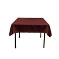 thumbnail image 1 of TCpop58x58-BurgundyP17 LA Linen Nappe Carrée en Polyester Popeline, Bordeaux - 58 x 58 Po., 1 of 4