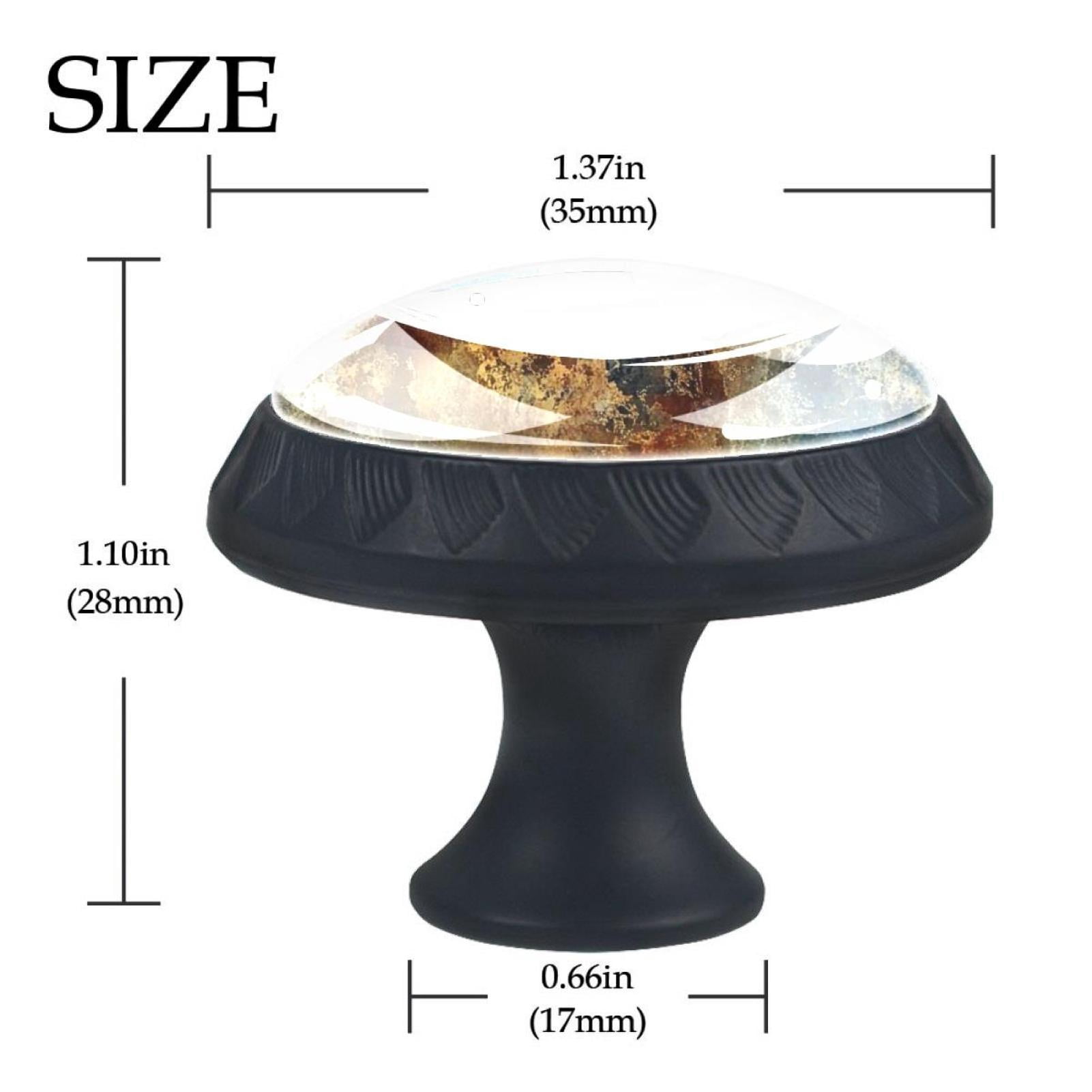 4 Pcs Eagle and American Flag Knobs for Kitchen Cabinet Cupboard Dresser Bookcase Drawer Pulls Handles Round Home Decor
