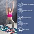 thumbnail image 2 of Tiny Teeth Gym Towels with Storage Bag, 72.8"x26.8", Suitable for Yoga, Pilates, Fitness, etc. - Yoga Towel Set for Ultimate Workout Comfort, 2 of 6