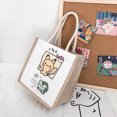 thumbnail image 1 of Bolsa Bolso de compras con estampado de dibujos animados para mujer a la moda. bolso de mano. bolsas para el almuerzo (ardilla) Ehuebsd Nuevos Originales, 1 of 6