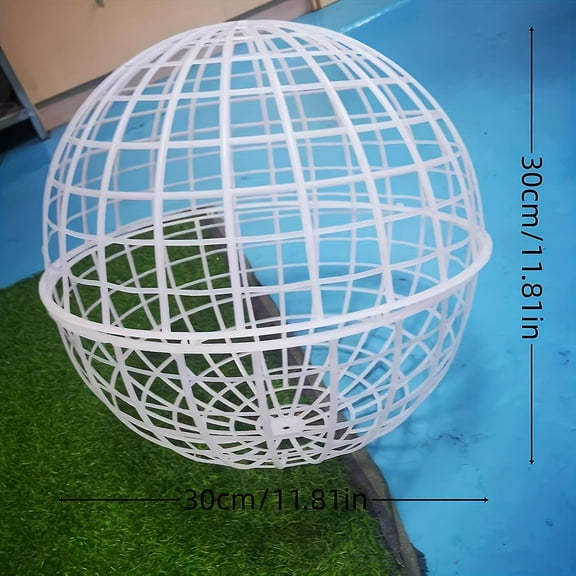 Durable Rolling Animal Cage - Spherical Plastic Design for Rabbits & Chickens - Fun Walkabout Experience, Ideal for Small Pets - A Net Red Sensation