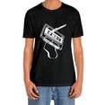 thumbnail image 1 of Playera Para Hombre - T-shirtMen's Fashion Tape Print Sports T-shirt, Casual Stretch Round Neck Shirt For Summer Tee For Adult, Men, Women, Teen, Teenager, Adolescent, YouthFather's Day, Mother's D, 1 of 7