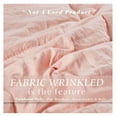 thumbnail image 3 of 3pc Prewashed All Season Down Alternative Comforter Duvet Insert -Quilted Comforter with Corner Tabs -Box Stitched -250GSM Fiberfill Chic Farmhouse Style Bedding(Twin,Peach Pink), 3 of 7