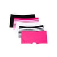 thumbnail image 3 of Athletic Works Girls Boyshort Underwear 10-Pack, Sizes S-XL, 3 of 4