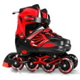 thumbnail image 2 of Inline Skate Shoes For Kids Adjustable Illuminating Inline Skates With Light Up Wheels For Kids And Youth Girls Boys Inline Skates, 2 of 6