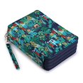 thumbnail image 1 of Colored Pencil Case- 200 Slots Pencil Holder Pen Bag Large Capacity Pencil Organizer with Handle Strap Handy Colored Pencil Box with Printing Pattern Jungle, 1 of 8