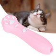 thumbnail image 1 of SDIGV Interactive Cat Toy Teaser Wand Cat Paw Pattern Battery Powered Detachable Red Laser Funny Cat Stick for Cats Pink, 1 of 5