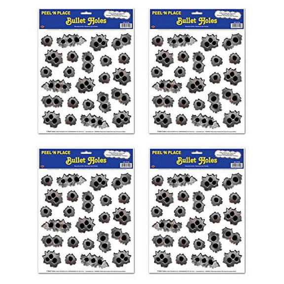 Beistle S57129AZ4 Party Decorations, Gray/Black