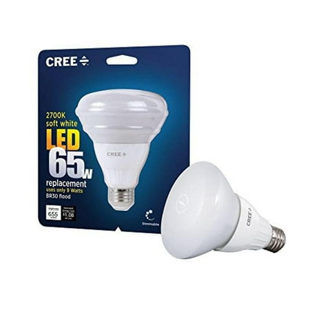 UPC 810048024155 product image for Cree 65W Equivalent Soft White (2700K) 9.5W BR30 9W Dimmable LED Flood Light Bul | upcitemdb.com