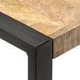 thumbnail image 3 of vidaXL Dining Table 23.6"x23.6"x29.5" Solid Rough Mango Wood, 3 of 8