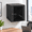 12U/Glass Door/Black, variant on 12u Wall Mount Rack Network Cabinet For 19" It With Lockable Gldoor And Side Panels Fan 17.7inch Depth White