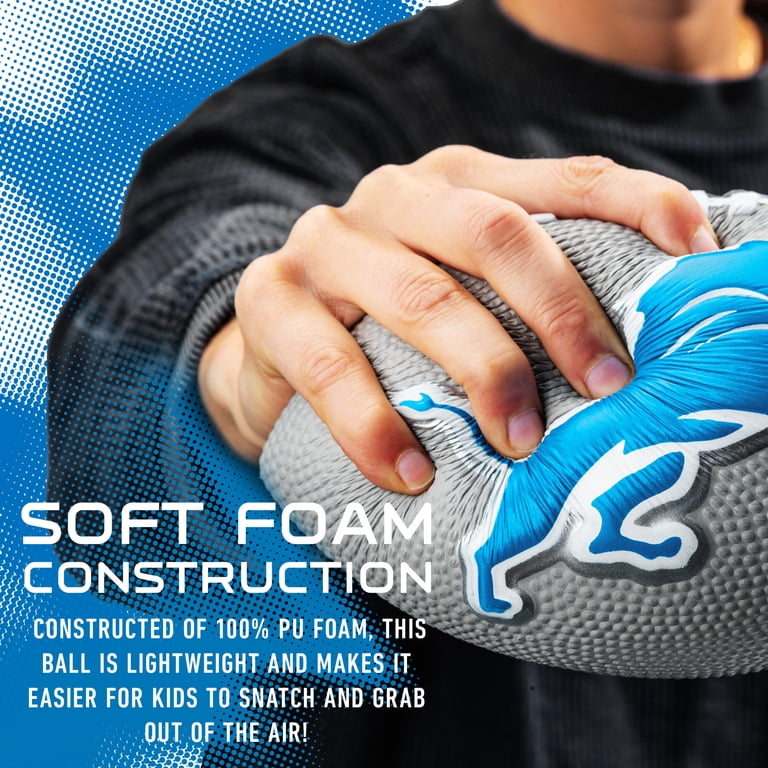 Franklin Sports NFL Detroit Lions Football - Kids Foam Football