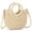 Beige, variant on LOUEBICA Small Straw Crossbody Bag for Women Woven Summer Shoulder Phone Purse Beach Handbag for Vacation