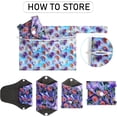 thumbnail image 6 of 7 in 1 Reusable Menstrual Pads with Wings, 10 x 7 inch Breathable Mesh Surface Cloth Sanitary Pads for Heavy Flow with Wet Bag, Washable Overnight Cloth Panty Liners for Women - L, 6 of 7