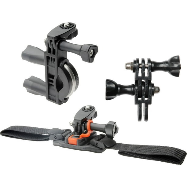 Vivitar Pro Series ATV/Bike Handlebar Bracket & Vented Helmet Mount for