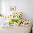 thumbnail image 6 of Manfei Xmas Kawaii Snowman 7-Piece Twin Bedding,Traditional Gift Bedding Comforter Set,Xmas Reversible, 6 of 7
