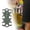 B, variant on 6-Pack Folding Bottle Carrier with Built-In Opener, Portable Beverage Holder for Parties, Picnics & BBQs, Space-Saving Bottle Lifter for Home & Outdoor Use (2 Colors Available)