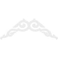 thumbnail image 2 of Ekena Millwork 72"W x 30"H x 1"P (10/12) Pitch Rotherham Architectural Grade PVC Gable Pediment, 2 of 5