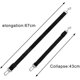 thumbnail image 3 of Negro - Paquete de 2 cinturones de seguridad ajustables Ripstop para perros, cinturón de seguridad universal para perros, 3 of 5