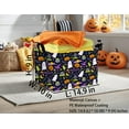 thumbnail image 5 of BOOHIT Large Halloween Gift Basket for Kids Cute Baby Candy Storage Bin Women Decor(Tombstone Purple Hat Pumpkin), 5 of 7