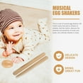 thumbnail image 2 of SHOWERORO 4pcs Percussion Instrument Stick Light Brown Rhythm Training for Students, 2 of 7