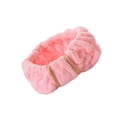 thumbnail image 5 of Sonducket Bandas para el cabello Banda elástica para el sudor de cara Diadema de vellón de coral Artículos para el hogar para maquillaje de spa Rosa claro 5piezas Sonducket CBP256667, 5 of 5