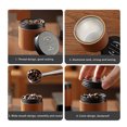 thumbnail image 4 of Contenedor de Almacenamiento de Granos de Café, Contenedor de Almacenamiento de 150 ml de Frijol de Café Lata Para Té de Té de Granos, 4 of 7