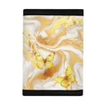 thumbnail image 3 of Psesaysky Yellow Butterfly Marble Decoration Wear-Resistant Trifold Card Wallet, Stretch Polyester Tri-Fold Wallets Purse Slim Children Wallets for Sports Holiday, 3 of 6