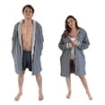 thumbnail image 1 of Bata de natación para adultos, unisex, impermeable con interior polar, 1 of 5
