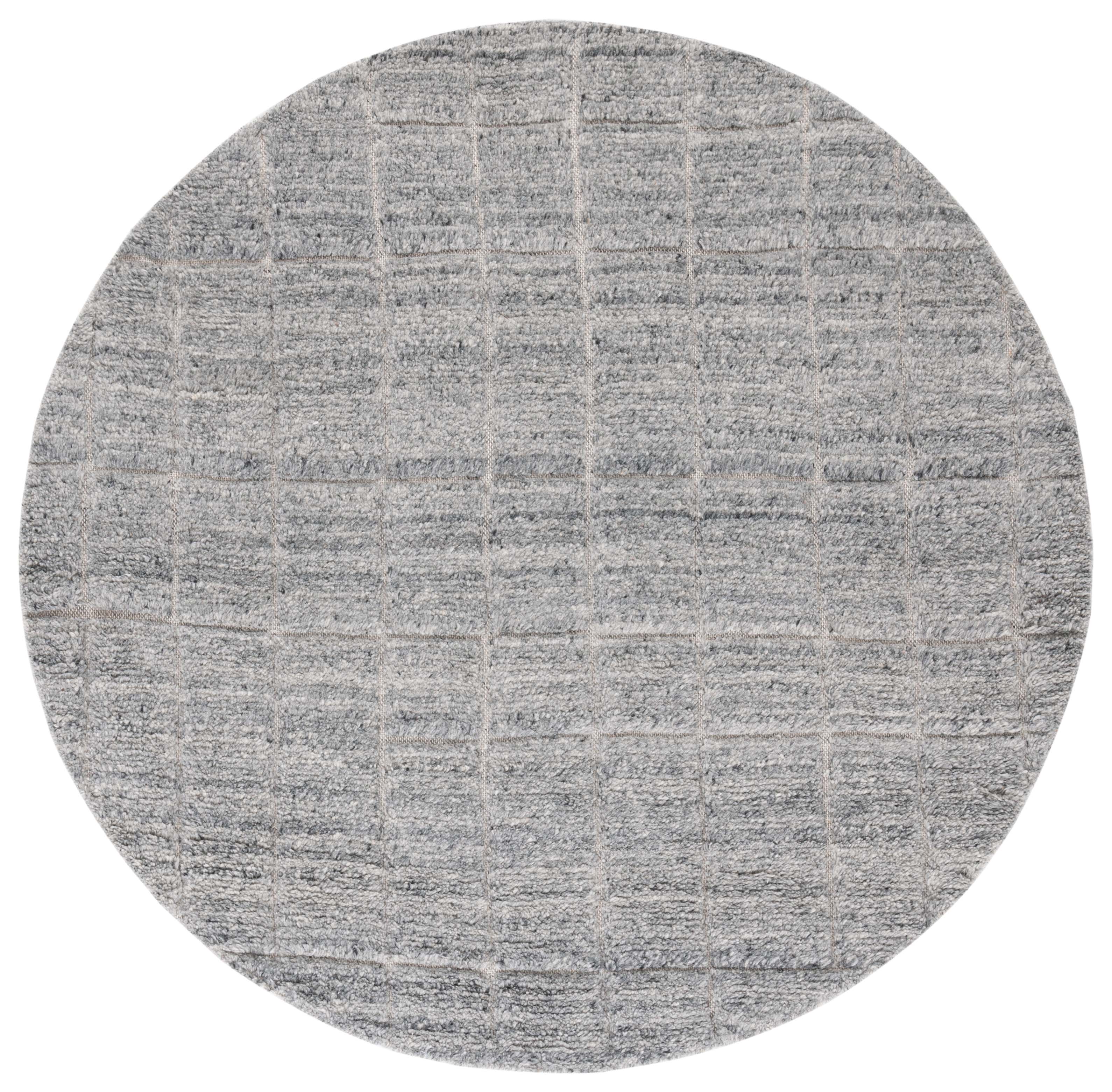 Safavieh Kenya Dudley Distressed Area Rug, Dark Gray, 6' x 6' Round
