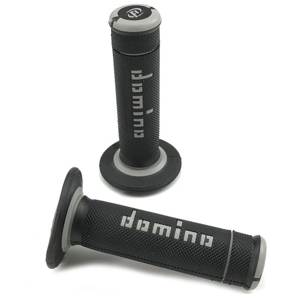 Domino Xtreme Twist Throttle Gray/Black Handlebar Grips (A19041C5240A7-0)