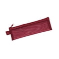 thumbnail image 1 of Bolsa portátil de malla con cremallera, organizador de papelería transparente de gran capacidad, bolsa multifuncional para cosméticos o monedas para viajes de oficina, 1 of 4