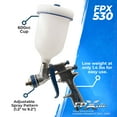 thumbnail image 2 of FPX-AIR Gravity Feed HVLP Spray Gun: FPX-530, Spray Paint Gun, Home Improvement & Automotive Tool, 2 of 4