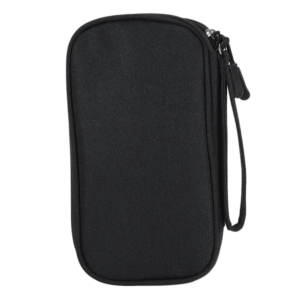 Organizador Electrónico de Bargains Únicos, Organizador de Cables de Viaje para Cargador de Cable de Teléfono Negro 7.48"x2.36"x4.33"