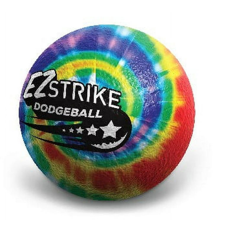 EZ Strike 6 Inch Playground Dodgeball Rainbow Multi-Color Soft