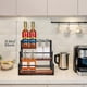 thumbnail image 2 of Modern 3-Layers Red Wine Rack Stable Durable Wine Bottle Display Stand for Living Room, 2 of 4