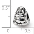 thumbnail image 4 of 925 Sterling Silver Charm For Bracelet Buddha Bead Religious, 4 of 8