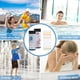thumbnail image 2 of Tiras de prueba de agua potable 16 en 1, prueba de calidad del agua en el hogar para agua del grifo, piscina, Spa, 100 Uds.100pcs, 2 of 5